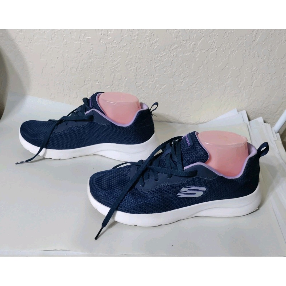 SKECHERS sneakers lightweight training walking shoes memory foam support Sz 9.5